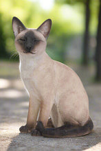 Load image into Gallery viewer, Sitting Siamese Cat Statue
