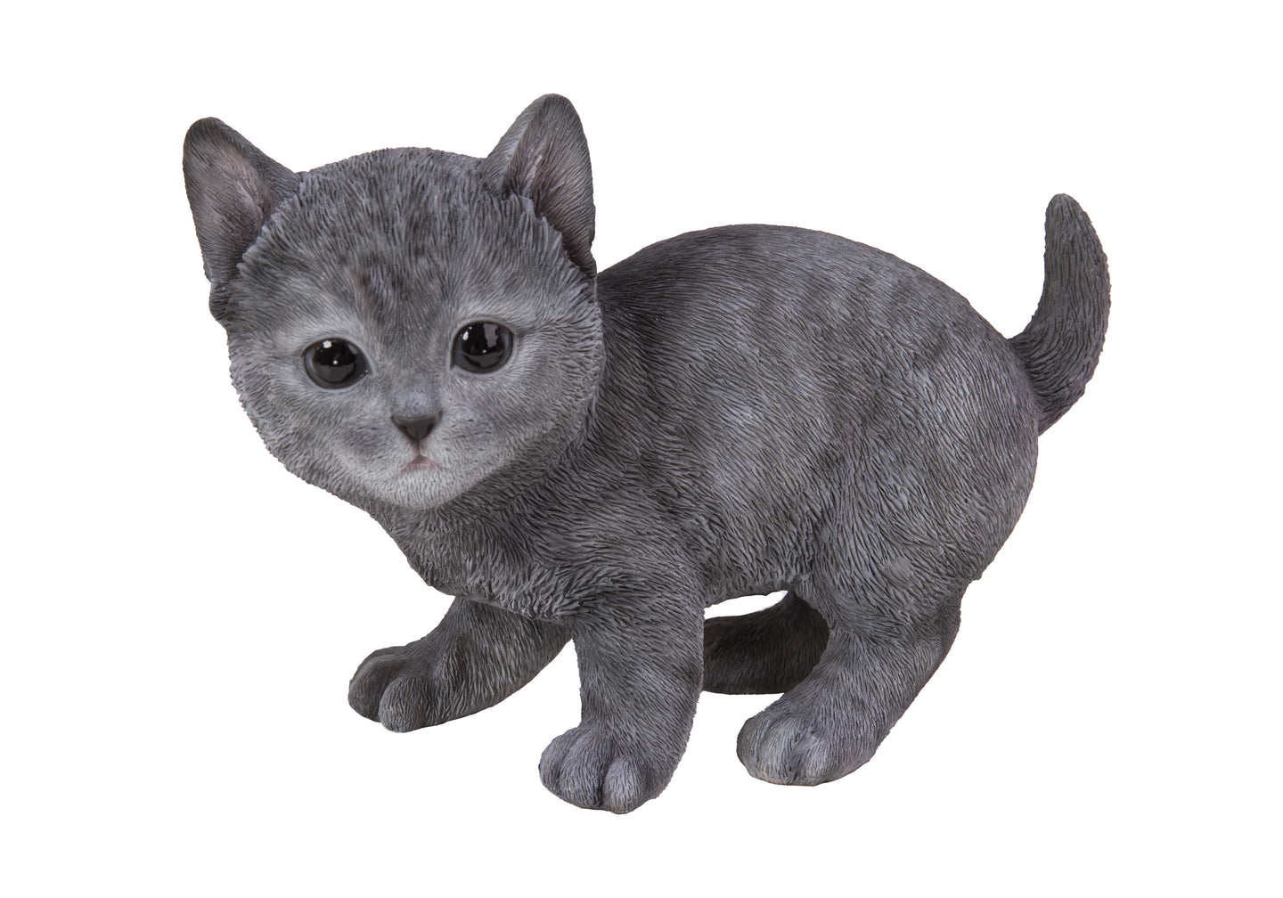 Russian Blue Kitten Statue