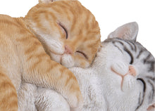 Load image into Gallery viewer, Orange &amp; Grey Tabby Cats Sleeping
