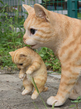 Load image into Gallery viewer, Mother Cat Carrying Kitten - Orange Tabby
