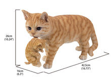 Load image into Gallery viewer, Mother Cat Carrying Kitten - Orange Tabby
