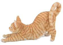 Load image into Gallery viewer, Orange Tabby Cat Stretching
