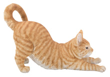 Load image into Gallery viewer, Orange Tabby Cat Stretching
