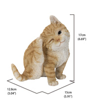 Load image into Gallery viewer, Yellow Cat Scratching Ear
