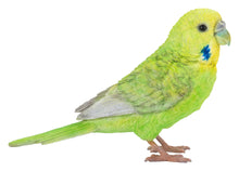 Load image into Gallery viewer, Green Budgerigar W/Iron Foot Statue
