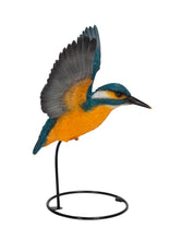 Load image into Gallery viewer, Flying-off Kingfisher Statue
