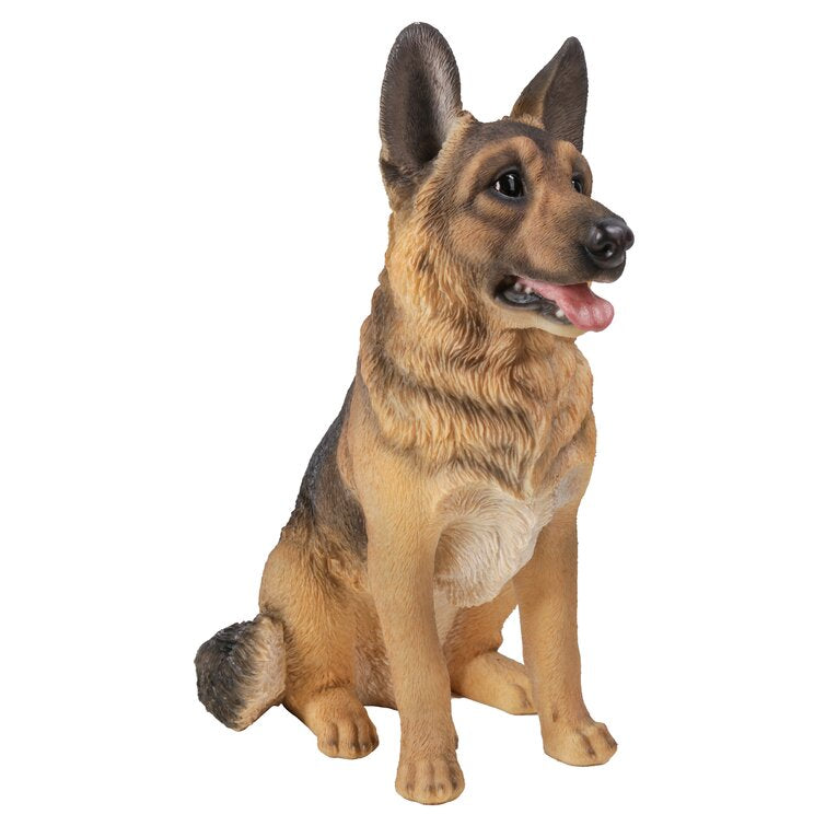 Large Sitting German Shepherd