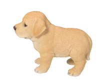 Load image into Gallery viewer, Yellow Standing Labrador Puppy Statue
