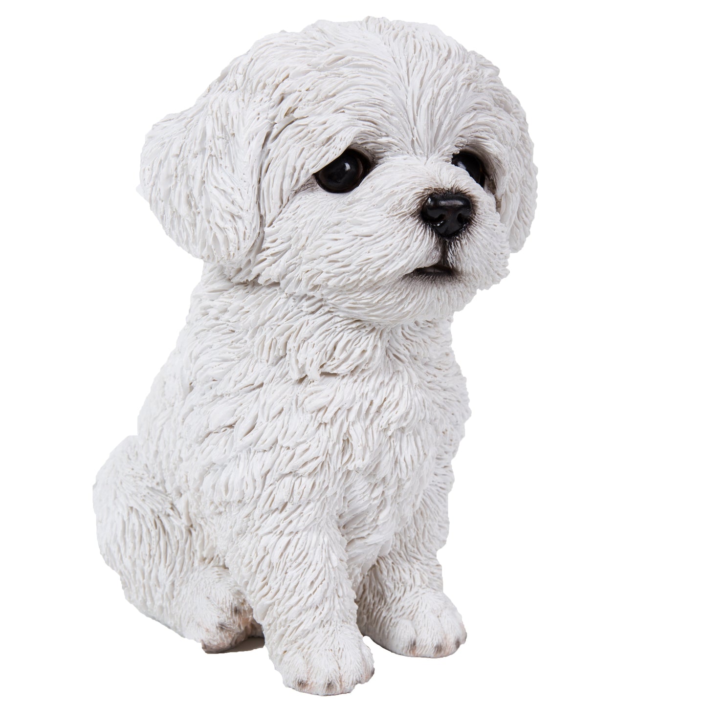 Maltese Puppy Statue