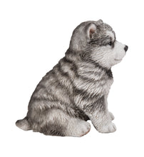 Load image into Gallery viewer, Malamute Puppy Sitting Statue
