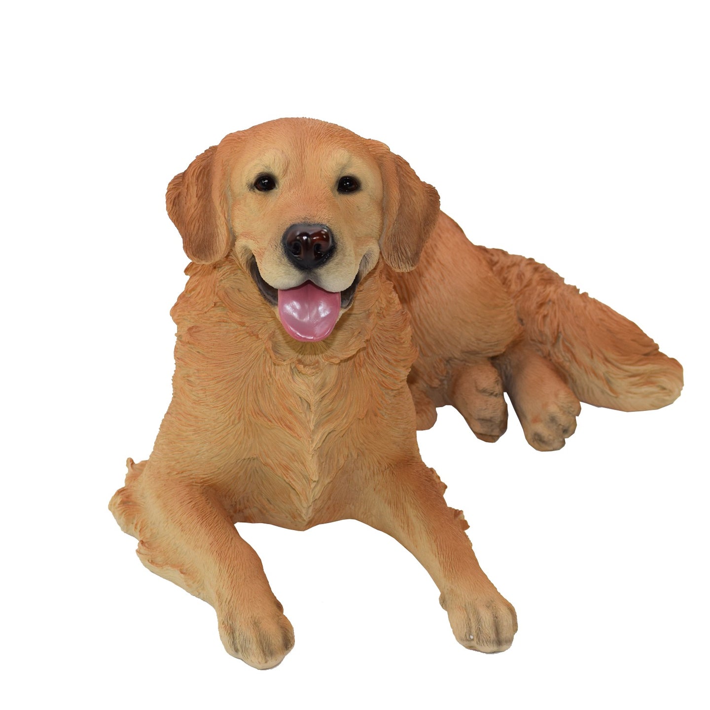 Golden Retriever Lying Down Statue