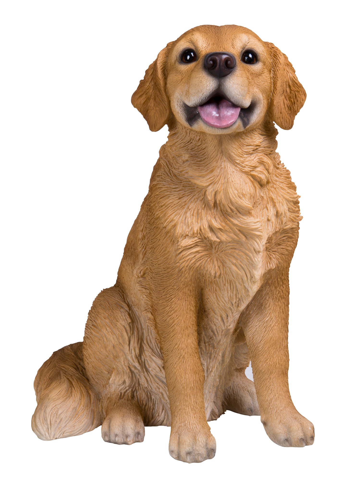 Sitting Golden Retriever Statue
