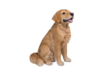 Load image into Gallery viewer, Sitting Golden Retriever Statue

