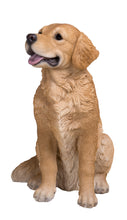 Load image into Gallery viewer, Sitting Golden Retriever Statue
