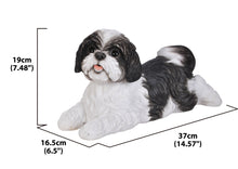 Load image into Gallery viewer, Shih Tzu Lying Down - Black/White
