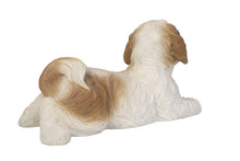 Load image into Gallery viewer, Shih Tzu Lying Down - Brown/White
