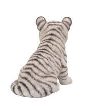 Load image into Gallery viewer, Sitting White Tiger Cub Statue
