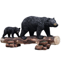 Load image into Gallery viewer, Two Black Bears Statue
