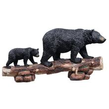 Load image into Gallery viewer, Two Black Bears Statue

