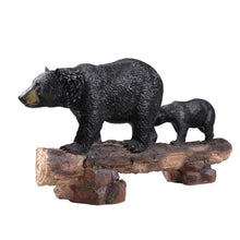 Load image into Gallery viewer, Two Black Bears Statue
