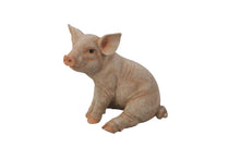 Load image into Gallery viewer, Small Sitting Pig Statue
