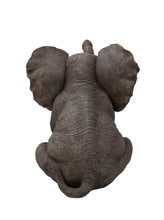 Load image into Gallery viewer, Elephant Baby Sitting W/Trunk Up Statue

