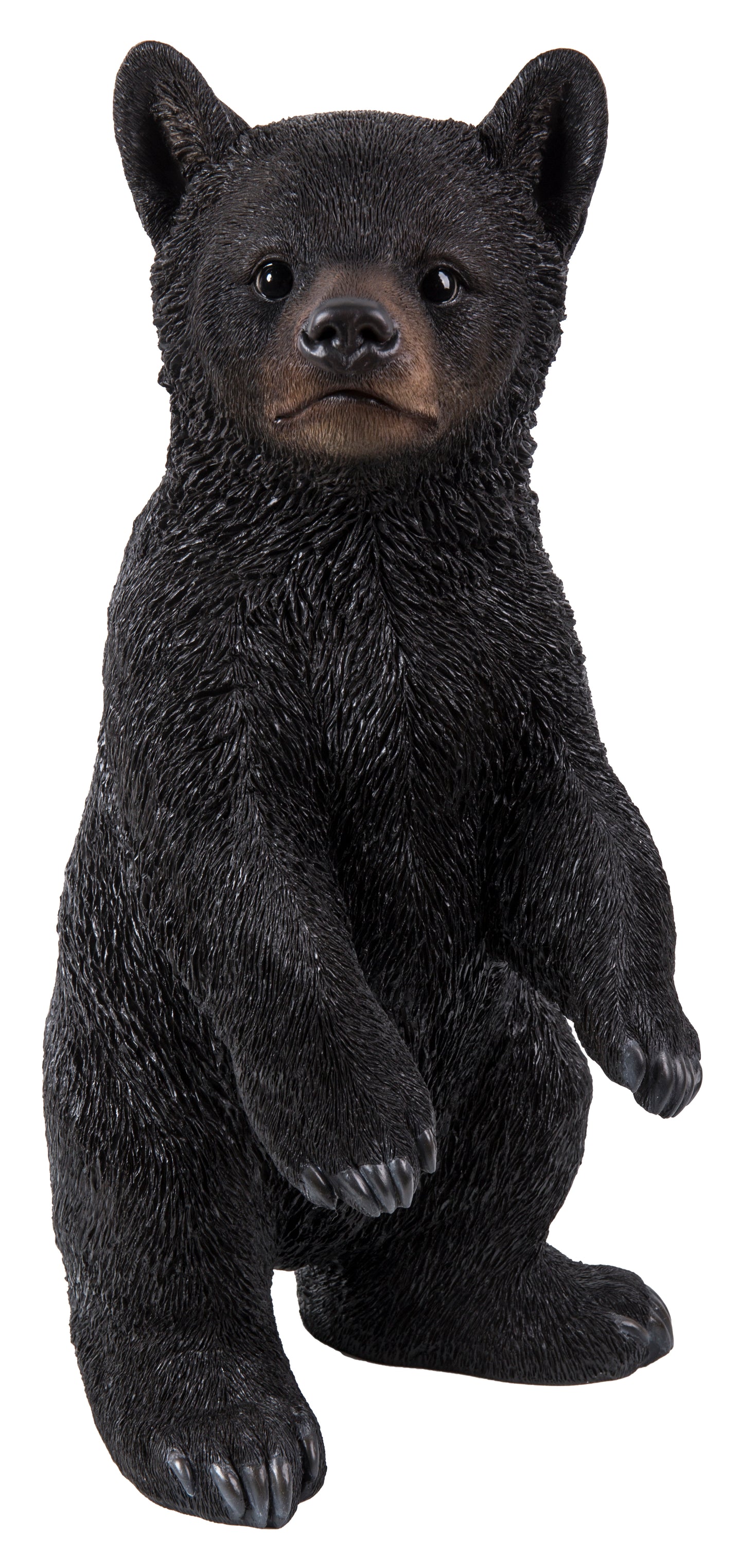 Black Bear Cub Standing Statue