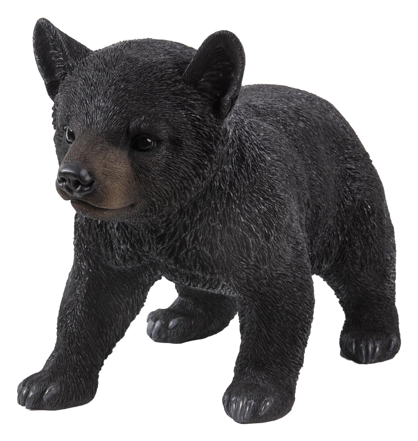 Black Bear Cub Walking Statue