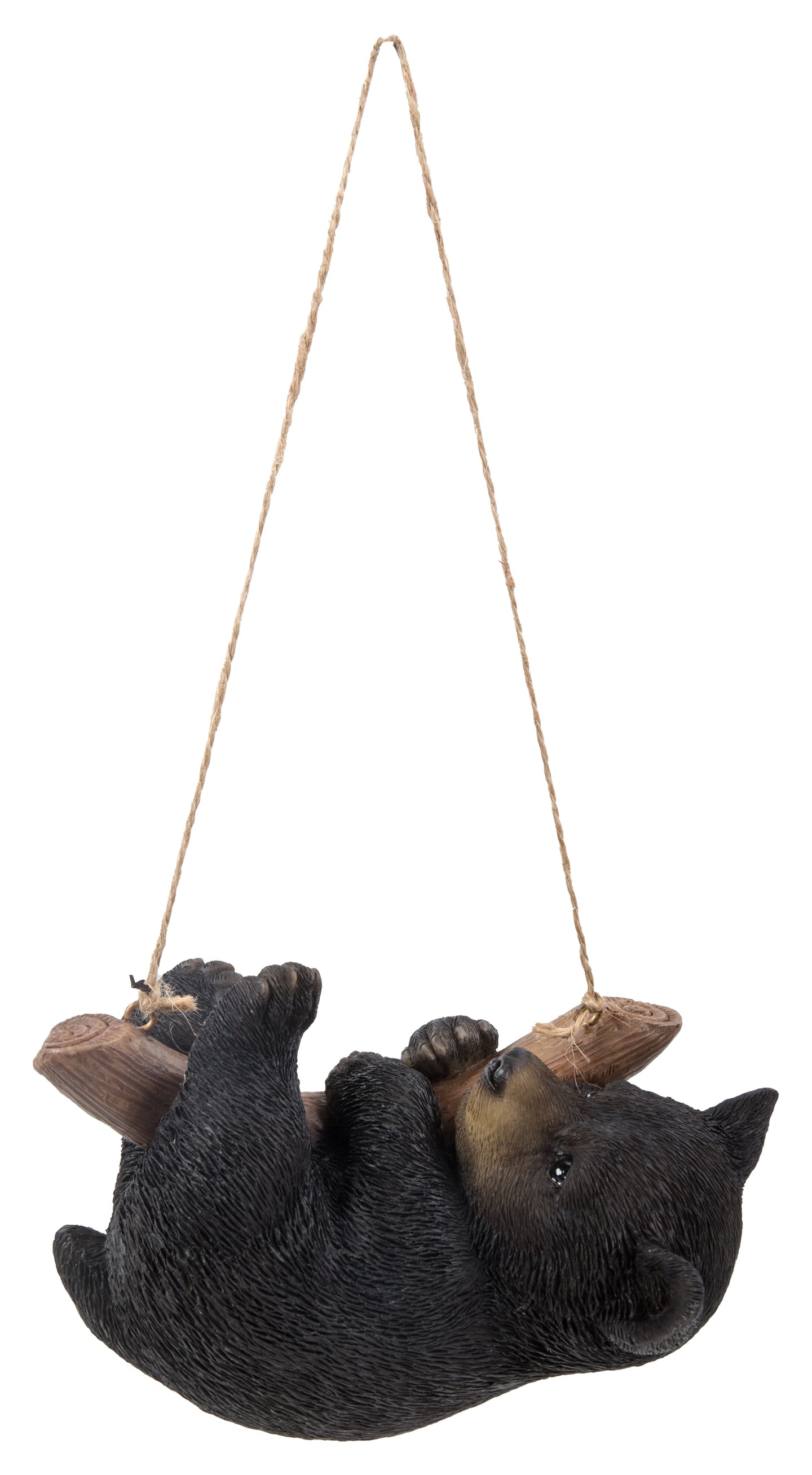 Hanging Black Bear Lying Branch