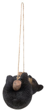 Load image into Gallery viewer, Hanging Black Bear Lying Branch
