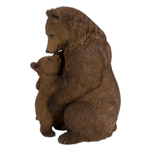 Load image into Gallery viewer, Cuddling Mother And Baby Bear Garden Statue - Brown
