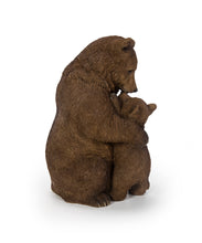Load image into Gallery viewer, Cuddling Mother And Baby Bear Garden Statue - Brown
