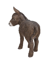 Load image into Gallery viewer, Standing Brown Donkey Looking Left Statue
