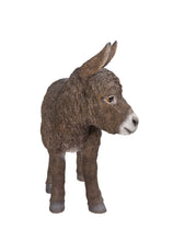 Load image into Gallery viewer, Standing Brown Donkey Looking Left Statue
