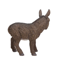 Load image into Gallery viewer, Standing Brown Donkey Looking Left Statue
