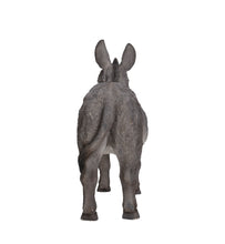 Load image into Gallery viewer, Standing Grey Donkey Statue
