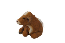 Load image into Gallery viewer, Brown &amp; White Cow Laying Down
