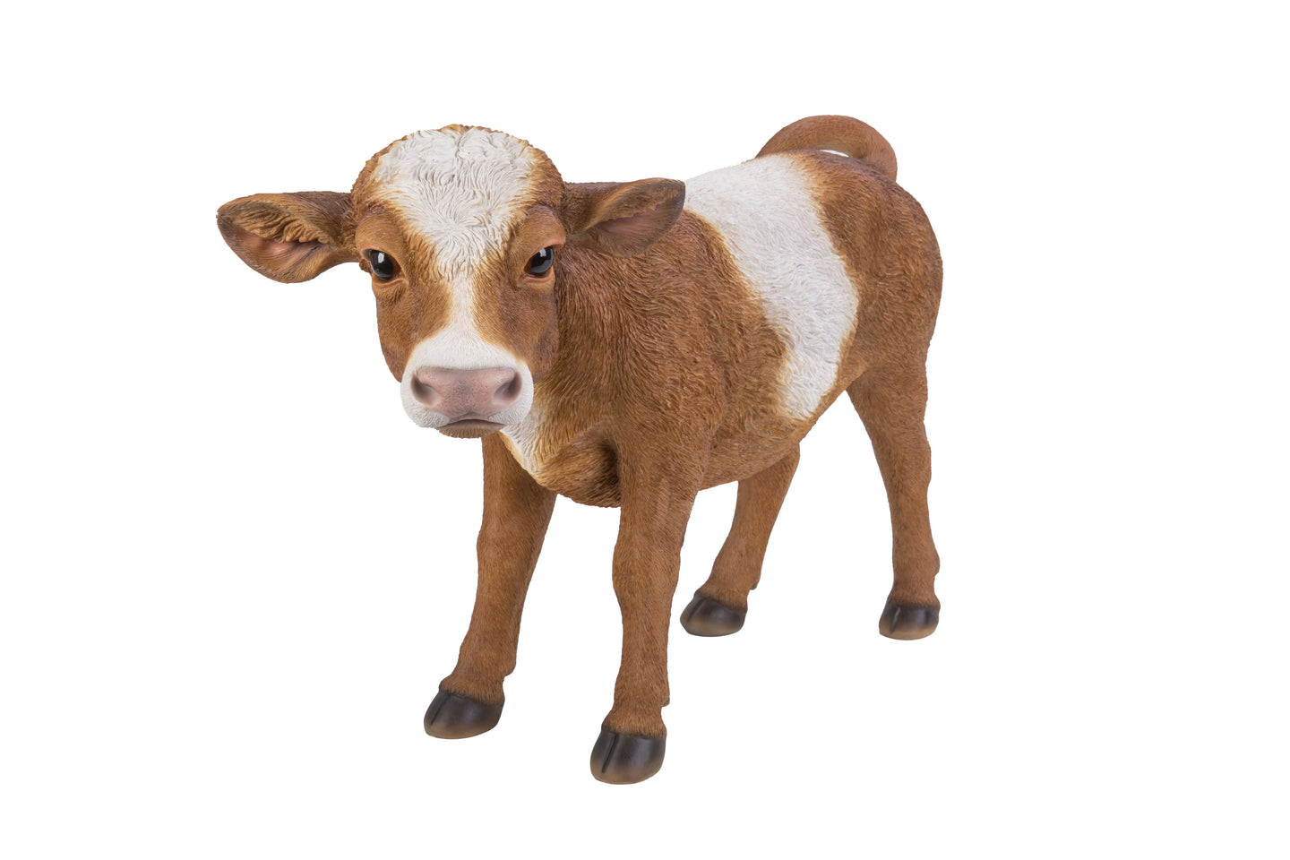 Brown Standing Cow Statue