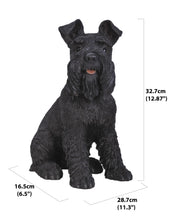 Load image into Gallery viewer, Black Schnauzer Statue
