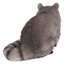 Load image into Gallery viewer, Raccoon Sitting Statue

