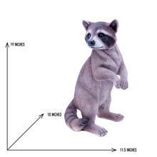 Load image into Gallery viewer, Standing Raccoon Statue
