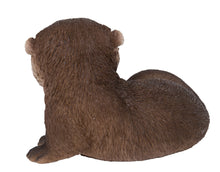 Load image into Gallery viewer, Otter Laying Back Statue
