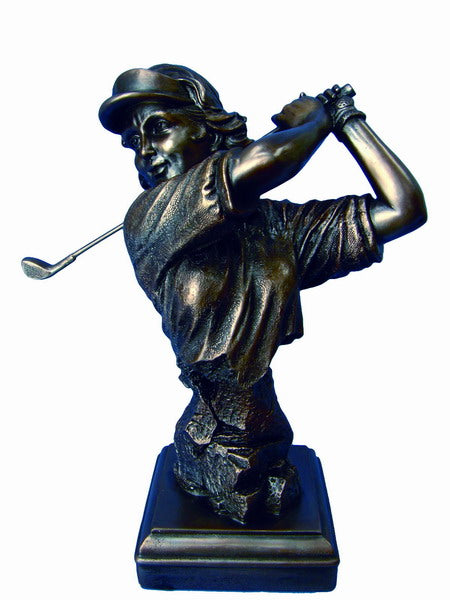Golfer Woman-Bust