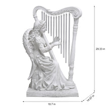 Load image into Gallery viewer, Angelic Harp Chime Statue
