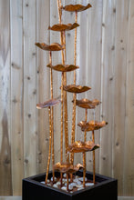 Load image into Gallery viewer, Gold Lotus Flower Metal Zinc Fountain
