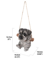 Load image into Gallery viewer, Hanging Schnauzer Puppy Statue
