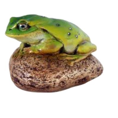 Made to Order: Ph-020603G - Frog On Rock-Green