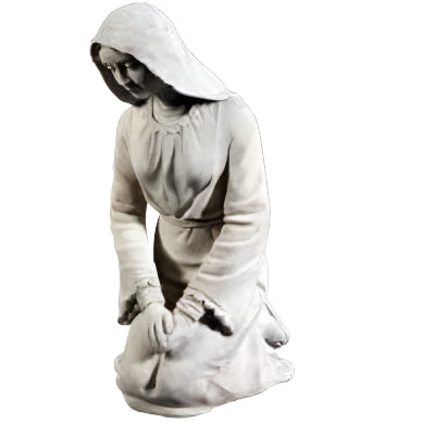 Made to Order: Ph-080084Rs - Nativity-Stone Mary-Rusty