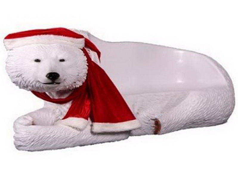 Made to Order: Christmas Bear Seat W/Hat/Scarf