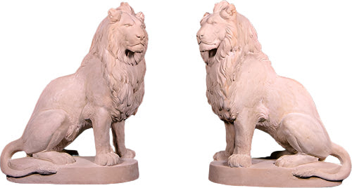 Made to Order: Sitting Lion (Set Of 2)
